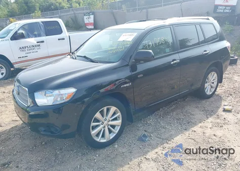 2008 Toyota Highlander Hybrid z USA, uszkodzony, nr VIN JTEEW41A682001281